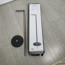 John Lewis Drift Toilet Butler Dove Grey Chrome RRP £45 Read Description