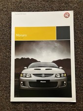 VAUXHALL MONARO BROCHURE 2005 - V.RARE