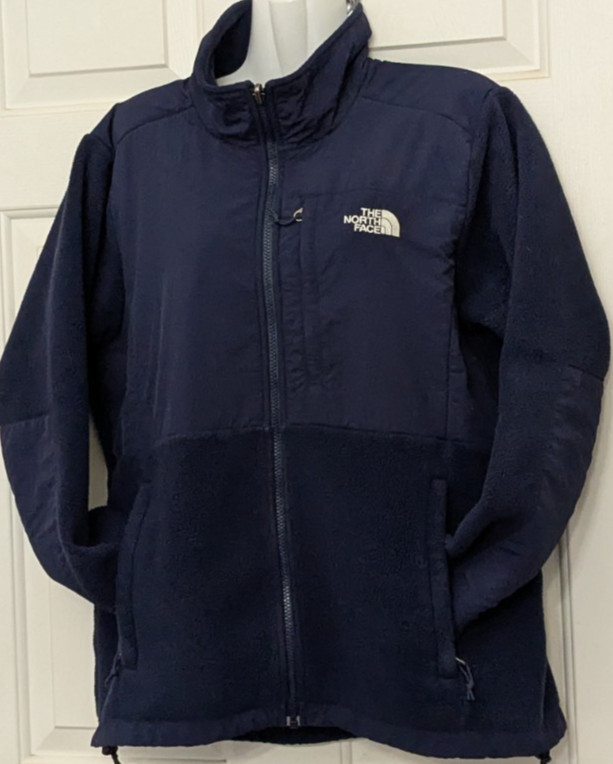 The North Face Women’s Full Zip Fleece Jacket Size L Blue .
