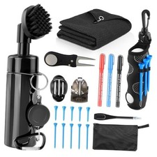 21 Pcs Golf Essentials Kit, Golf Club Cleaning Kit - Golf Club Brush  Golf