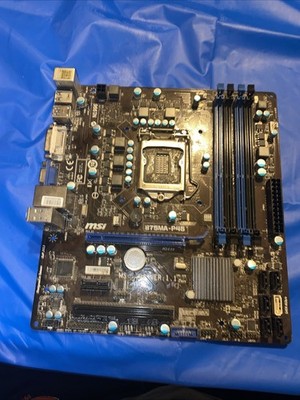 MSI B75MA-P45 Motherboard (MB Parts) (CPU Works)