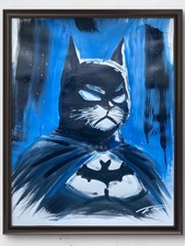 Batman Catman Original Art 14x11 Paper