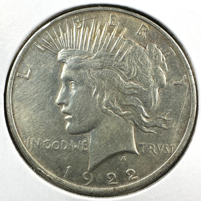 1922 $1 Silver Peace Dollar (89485)