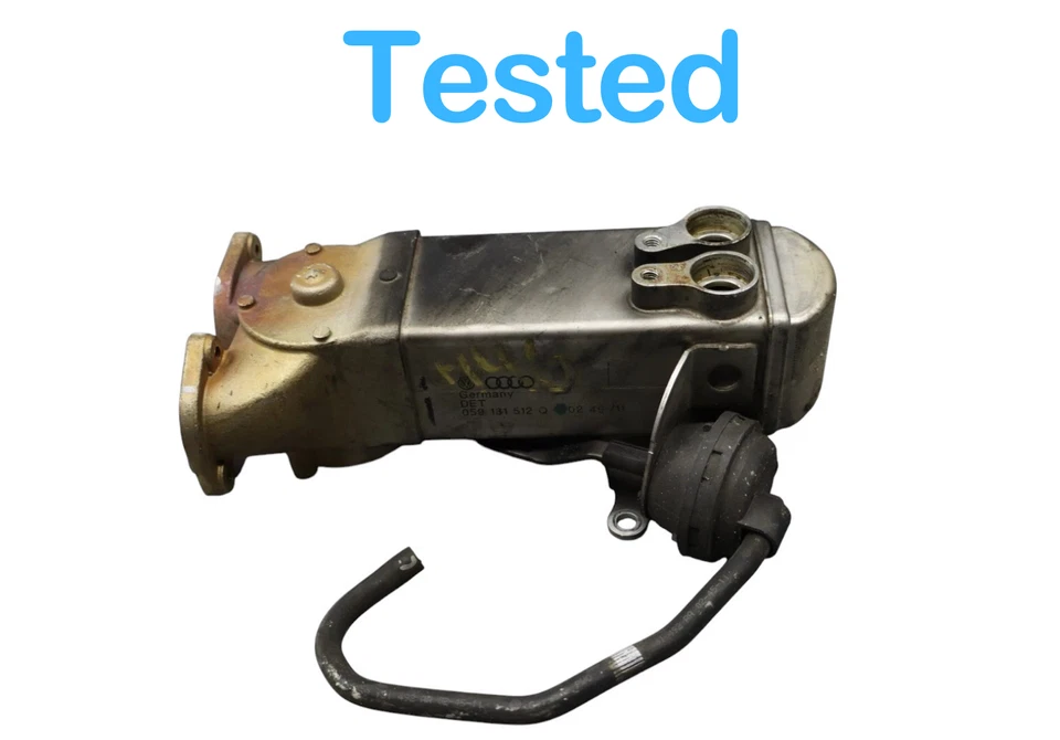 11-18 Volkswagen VW Touareg Motor EGR Enfriador de escape Plateado 059131512Q Fabricante Original Foto 3 de 4