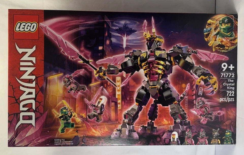 Lego Ninjago 71772 El Rey Cristal y LEGO Ninjago 71769 Cole's Dragon Cruiser Foto 2 de 4