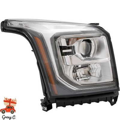 Right Side Headlight HID/Xenon Headlamp For 2015-2019 2020 GMC Yukon XL Denali