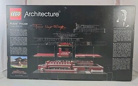 LEGO ARCHITECTURE ROBIE HOUSE 21010 - COMPLETE WITH ORIGINAL BOX AND MANUAL