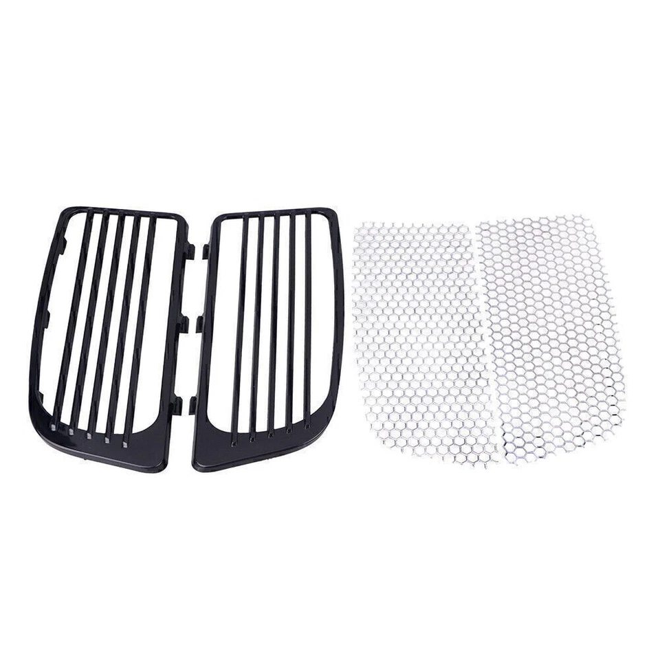 Parrillas y pantallas de radiador negras FLHTKL para Harley Electra Glide Low Ultra Limited Foto 2 de 4