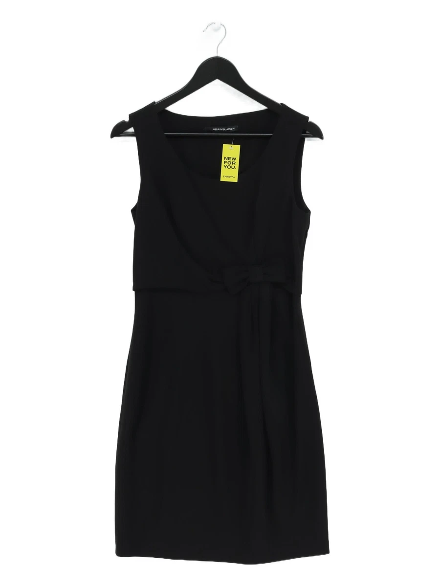 ebay little black dress Aubrielle Lace-Trim Mini Dress in Black