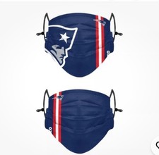 Official Licensed NFL Adjustable YOUTH Mask - Twin Pack 2 Masks - New by FOCO
