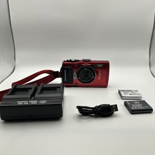 Olympus Stylus Tough TG-3 Red Waterproof Shockproof 16MP Wi-Fi GPS Camera