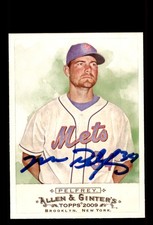 Signed Baseball Card Auto Mike Pelfrey 2009 Topps Allen & Ginter #19 Mets