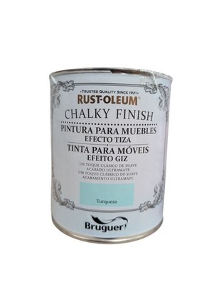 Rust-Oleum Bruguer Chalky Finish Möbelfarbe Türkis 750 ml