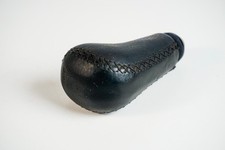 Momo Anatomic Tall Shift Shifter Knob Black Leather Albk1
