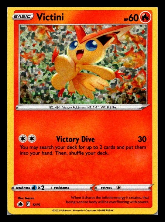 Victini - 5/15 McDonald's Promos 2022 005/015 NM Holo