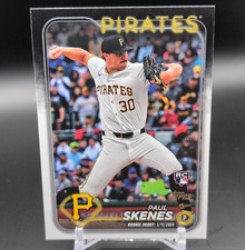 Topps Update Series Rookie #US100 Paul Skenes White Pirates Baseball 2024