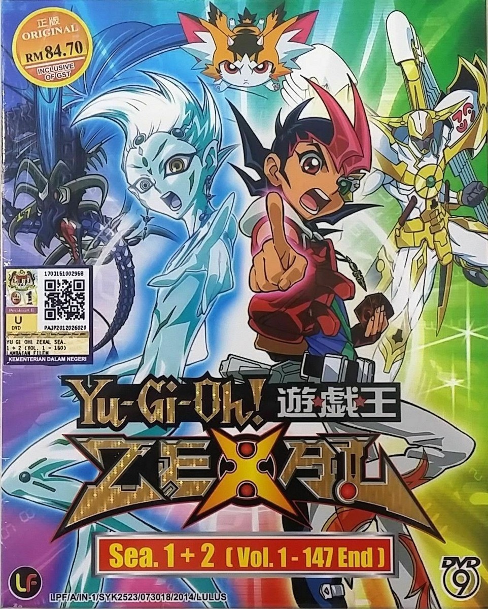 DVD Anime Yu-Gi-Oh! Zexal Complete TV Series Season 1+2 Vol.1