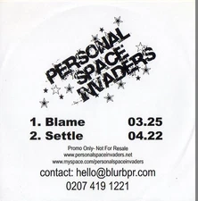 Personal Space Invaders - Blame, (CDr)