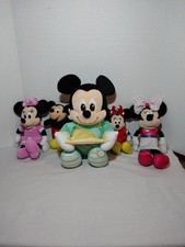 Disney Mini Mouse  Mickey Mouse Plush Lot Of 5