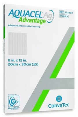 Convatec Aquacel Ag Advantage Silver Dressing No Stick/Border, 1 Dressing No BOX