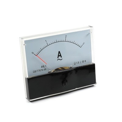 Fielect AC 0-3A Analog Current Panel 44L1 Amp Ammeter Gauge Meter 1.5 Accurac...