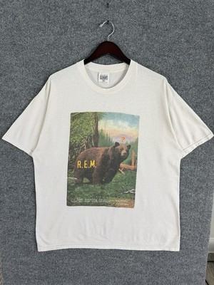 トップス R.E.M. Monster T-shirt 1995 Tour XL 90s Vintage REM Monster Tour T Shirt 1995 Size XL White 90s Band Tee