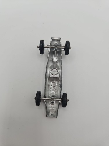 Vintage Small Miniature Silver Formula One 1 Open Wheel Race Car Racer Diecast - Picture 11 of 12