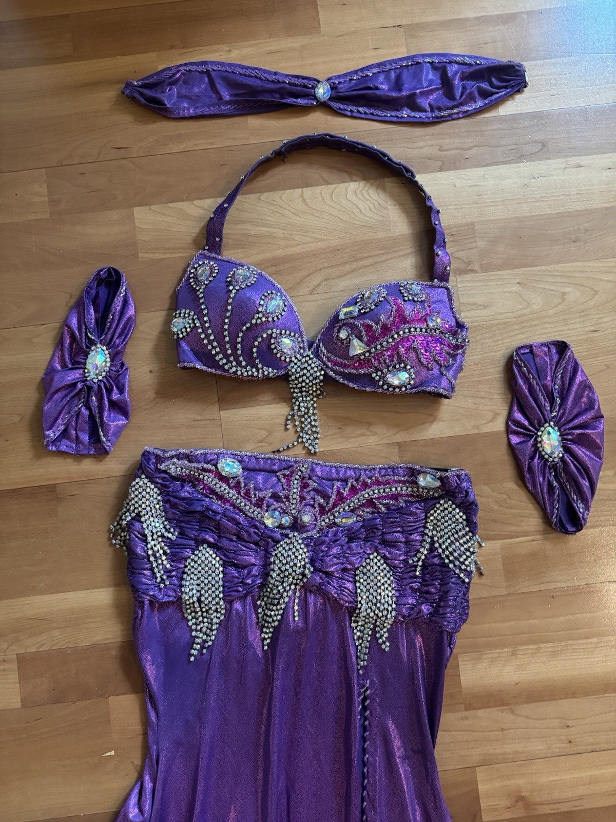 Mumtaz Belly Dance Costume Purple - image 8