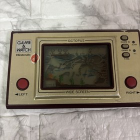 Nintendo Octopus OC-22 Game & Watch Wide Screen Vintage Tested Used