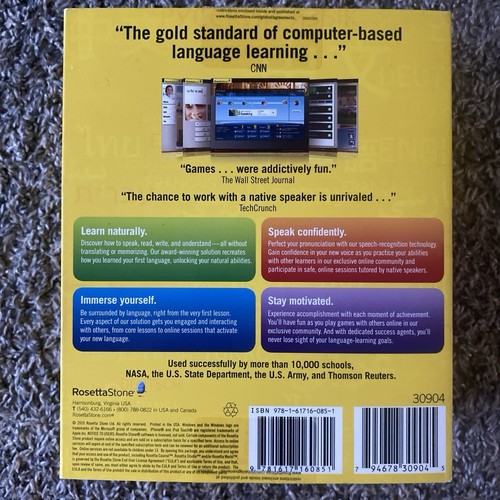 Rosetta Stone: Spanish/Espanol • Level 1-5 Set - CD-ROM • NO HEADPHONES INCLUDED - Picture 4 of 4