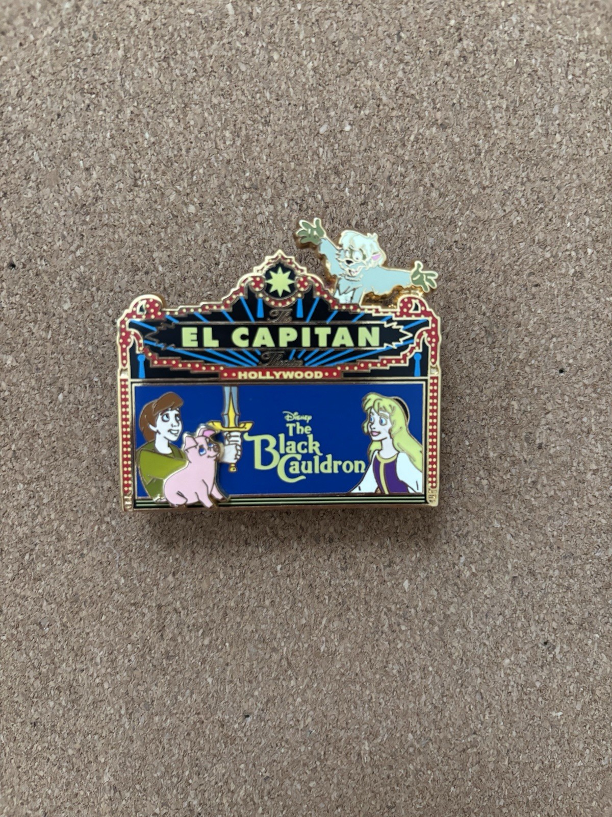 Disney DSSH Pin Marquee Black Cauldron Gurgi Princess Eilonwy Taran