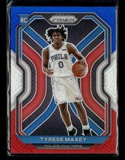 Tyrese Maxey 2020-21 Panini Prizm Basketball Red White Blue RC ③ [jm149
