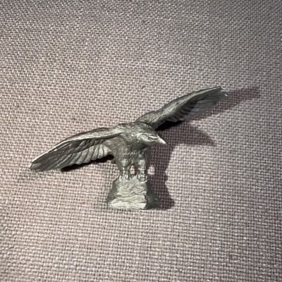 75 Robin Pewter American Bald Eagle Wings Flight Patriotic Bird Animal Figurine