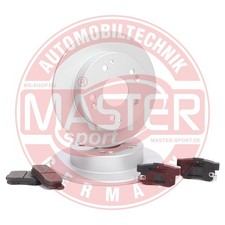 MASTER-SPORT GERMANY Bremsensatz, Scheibenbremse Hinterachse für HONDA