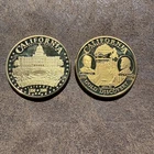 1998 -2000 California Sesquicentennial 2 PROOF Medallion Coins DISCOVERY Cool
