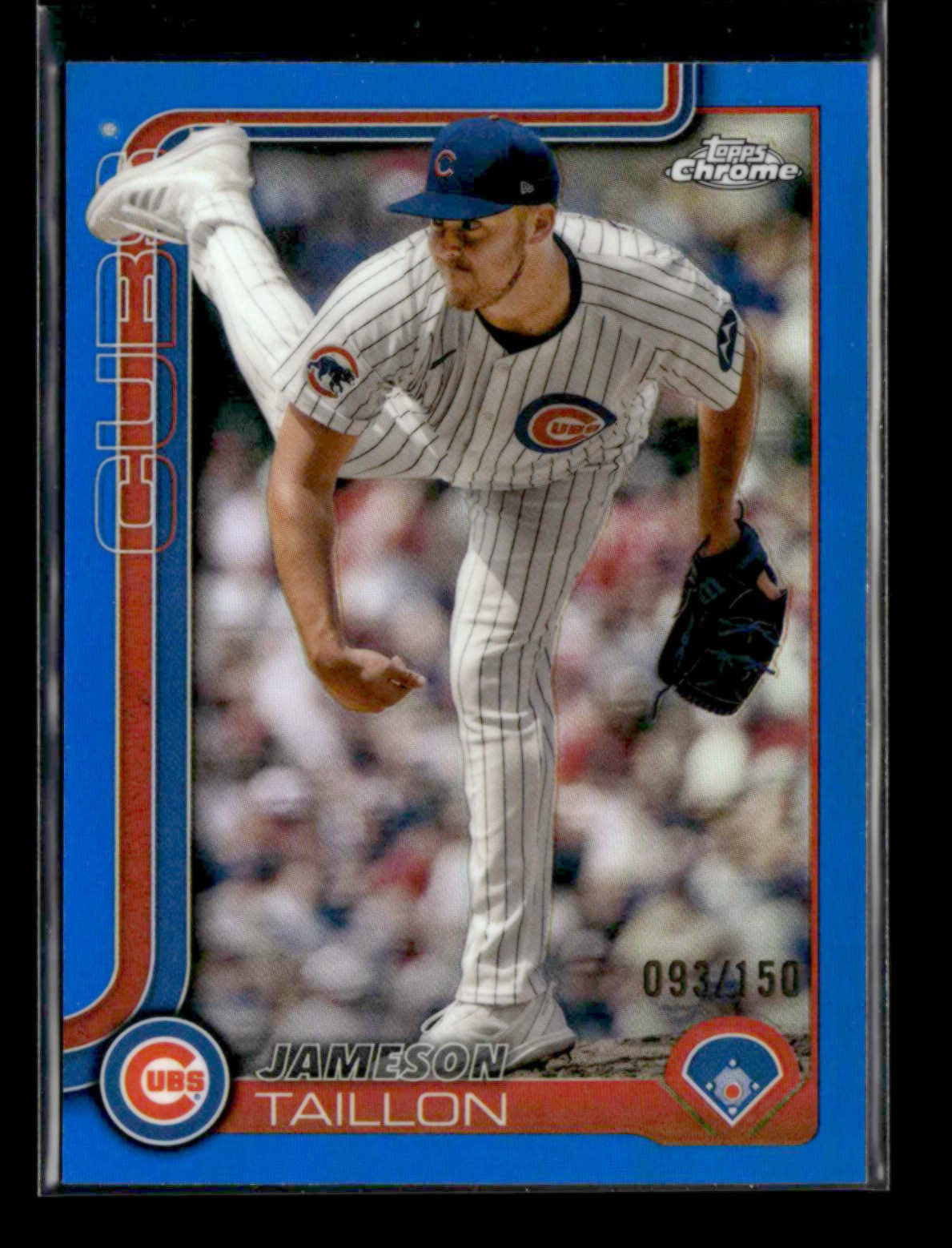 Jameson Taillon 2025 Topps Chrome Baseball Blue 093/150 [xdD13