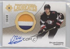2022-23 Upper Deck Ultimate Collection 10/49 Dylan Cozens #SML-DC Auto 06cs