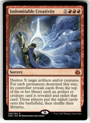 Indomitable Creativity 85 Mythic Aether Revolt Magic: The Gathering Near Mint