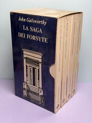 DIE SAGA DER FORSYTE John Galsworthy 4 Bände Mondadori