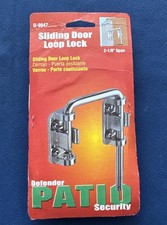 Prime-Line Defender Patio Security Sliding Door Loop Lock U-9847 Open Box