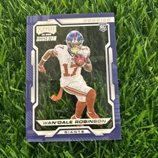 2022 Playoff Momentum RC #PMR-36 Wandale Robinson Giants Football Card F48