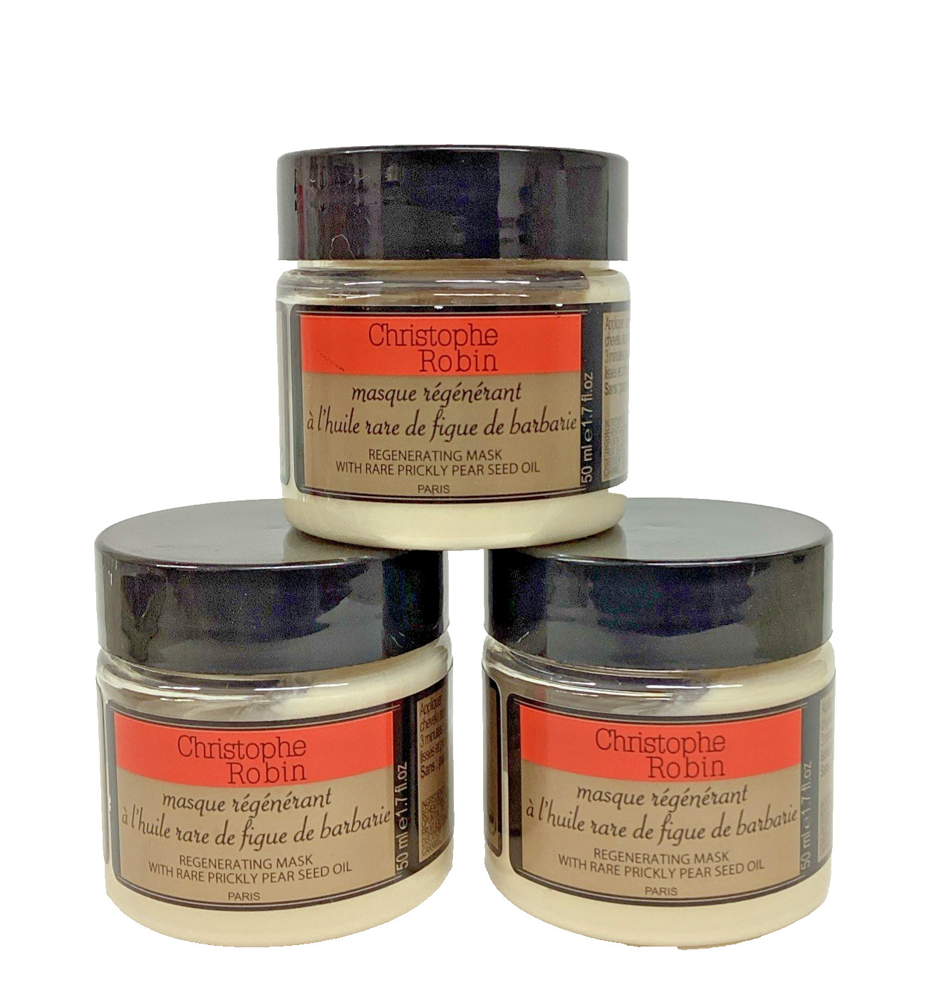 Christophe Robin Regenerating Mask with Prickly Pear Oil, 1.7 Oz x 9