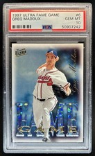 1997 Fleer Ultra Greg Maddux Fame Game #6 Braves PSA 10 GEM MINT