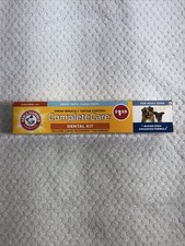 Arm  Hammer Complete Care Dog Dental Kit for Adult Dogs Sealed 0.84 Oz
