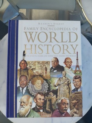 Family Encyclopedia of World History Readers Digest Hardcover 1996 First Edition