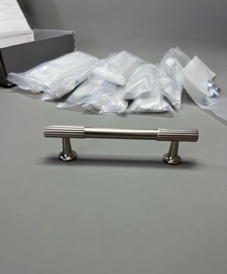 Küchenschrankgriffe 96 mm Nickel gebürstet Satin Schublade Schrank Schrankgriffe