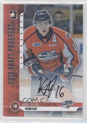 2013 ITG Draft Prospects Silver Kerby Rychel #A-KR Auto 0a4