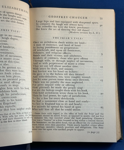 THE BOOK OF LIVING VERSE Ed. by Louis Untermeyer 1932 1st Ed. HC Harcourt Brace - Picture 9 of 9