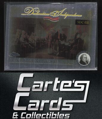 Benjamin Rush 2006 Topps Chrome #SDC-BR Diamond Cut Declaration of Independence