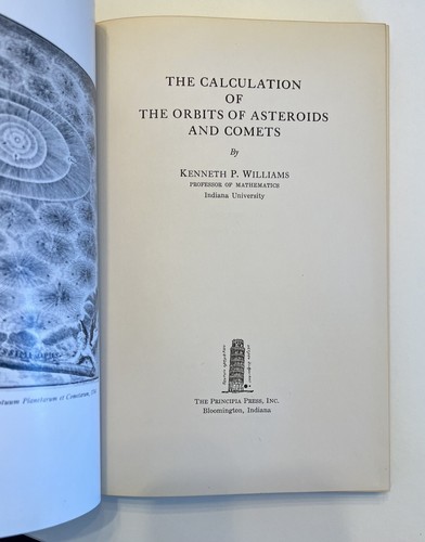 Rare! Vintage 1934 Astronomy Textbook - …Orbits Of Asteroids & Comets HC VG - Picture 5 of 11